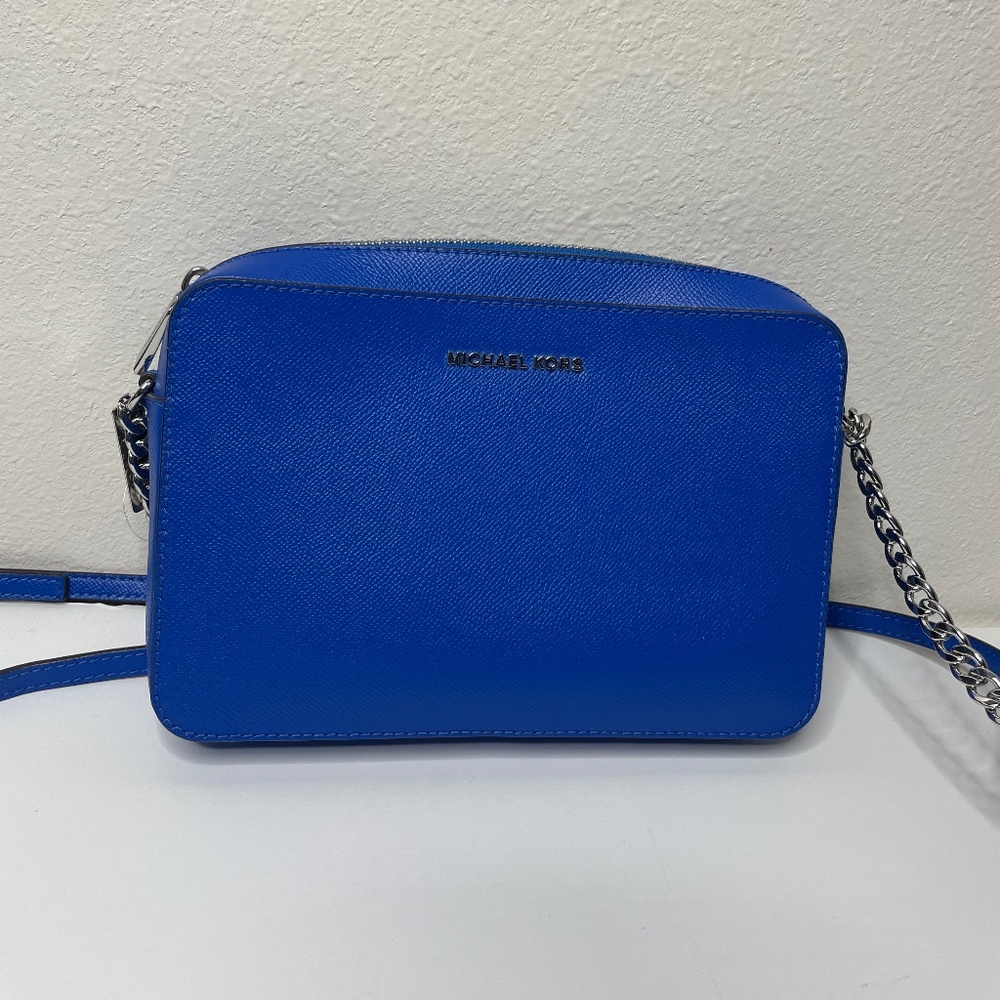 Michael Kors Jet Set Crossbody Blue